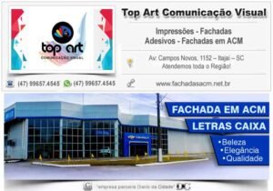 fachada em acm itajaí balneario camboriu itapema porto belo navegantes placas loja